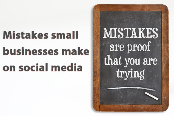 Common mistakes small businesses make on social media janine marin